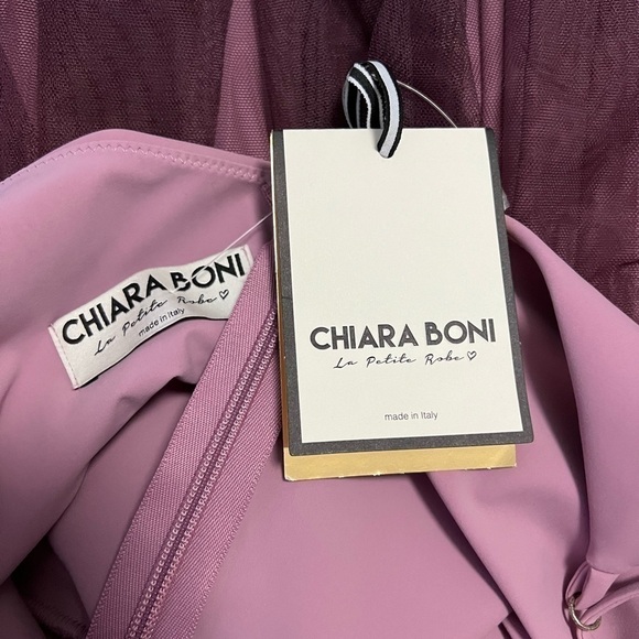 Chiara Boni Vogue Ombre Spaghetti-Strap Tulle Bustier Gown Size 4 NWT - Picture 9 of 10